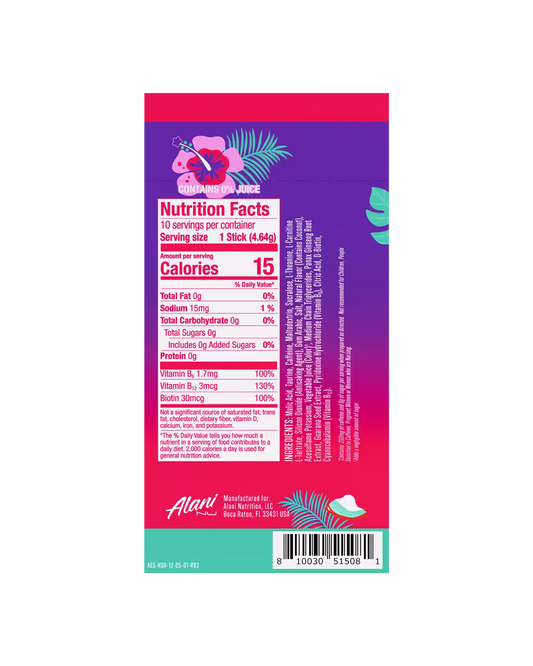 energy sticks - hawaiian shaved ice